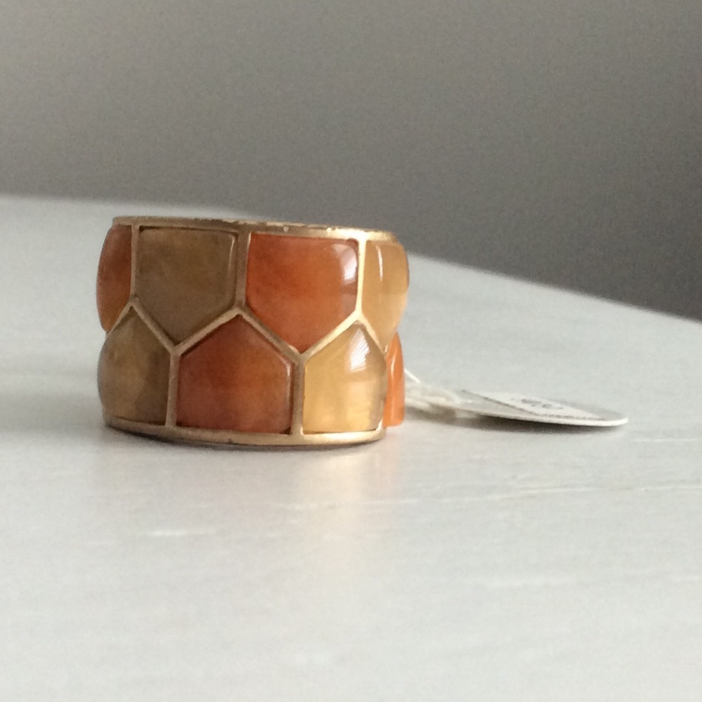 NWT Lia Sophia Honeycomb ring